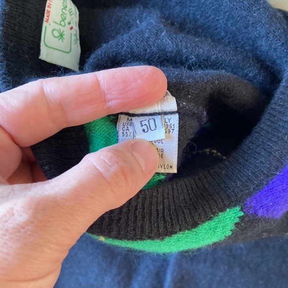 Vintage Benetton Men’s Sweater Vest - Picture 5 of 6